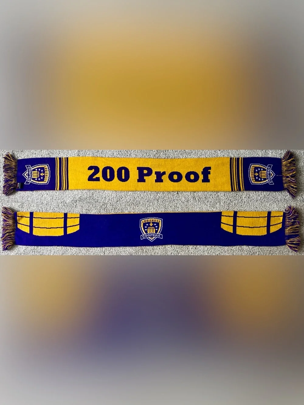 Louisville Coopers (Supporter Group Louisville City FC) 200 Proof Soccer Scarf